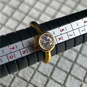 Elegant Gold and Silver Women's Ring